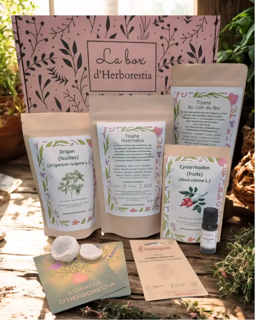 Box d'Herborestia n°3 (novembre - décembre 2025) spéciale "hiver intérieur"